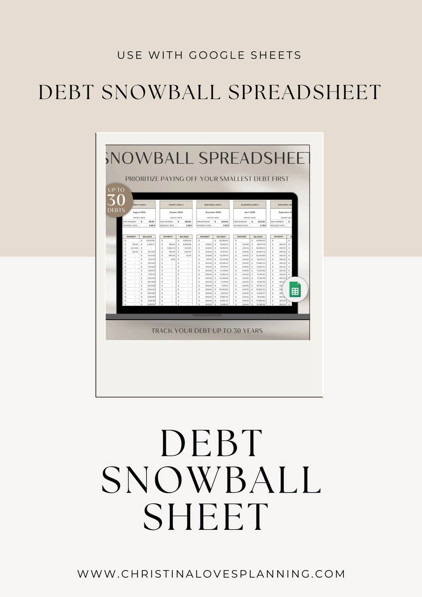 debt-snowball-spreadsheet-christina-loves-planning for Free Printable Debt Snowball Spreadsheet Debt Snowball Spreadsheet – Christina Loves Planning for Free Printable Debt Snowball Spreadsheet