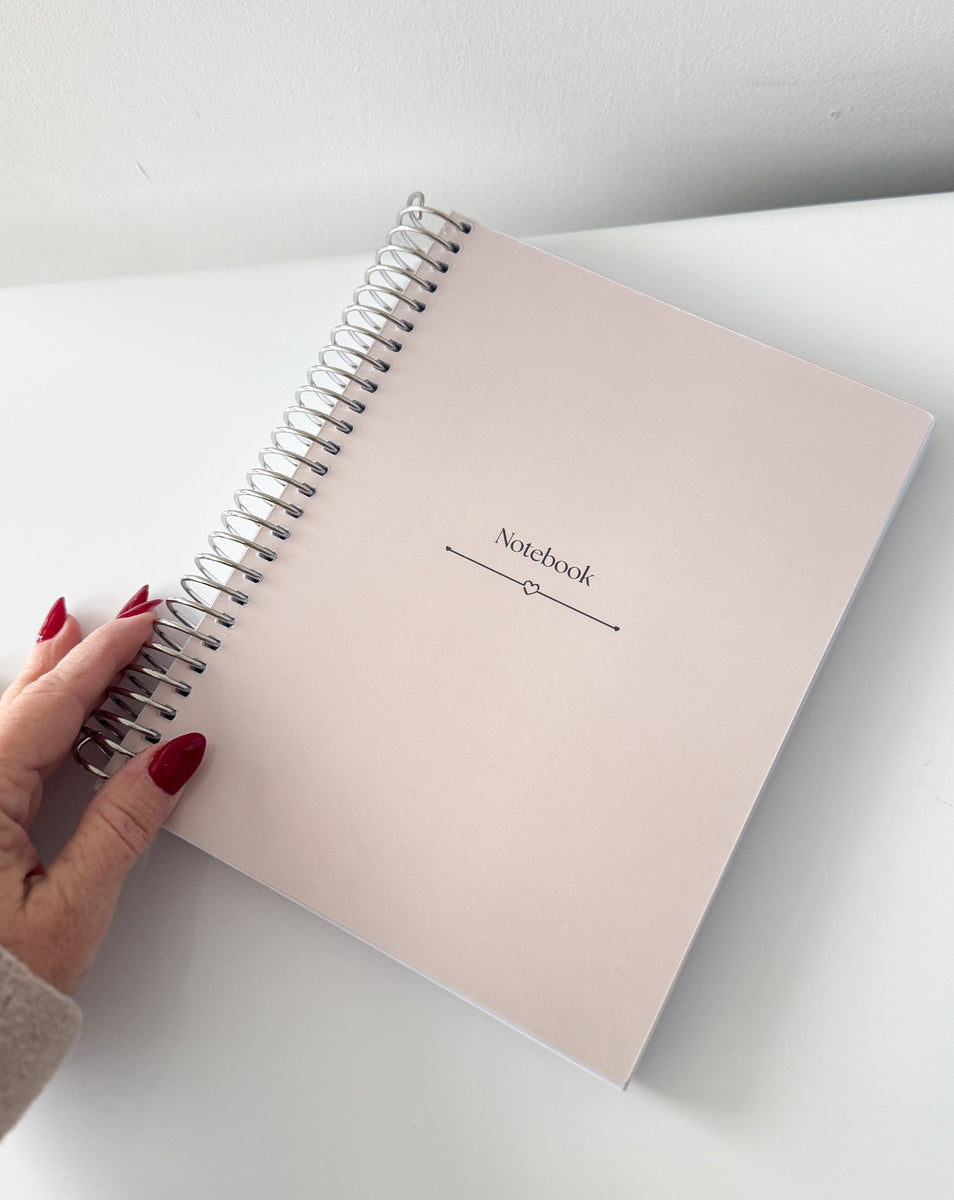 Snap Notebooks 9x7 | 200 Pages | Gold & Silver Coil Budget Planner ...