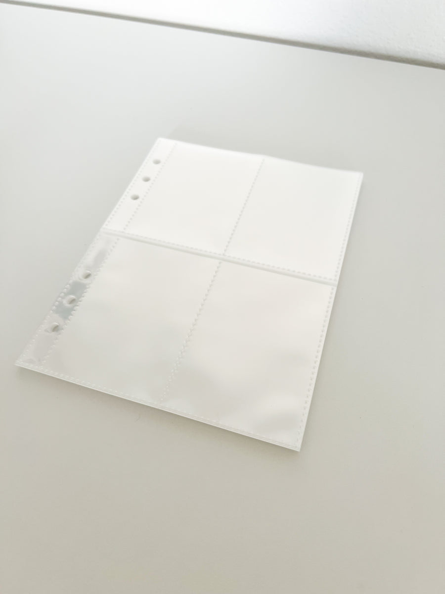 Double sided 4 Pocket Plastic Inserts - Set of 10 per pack – Christina ...