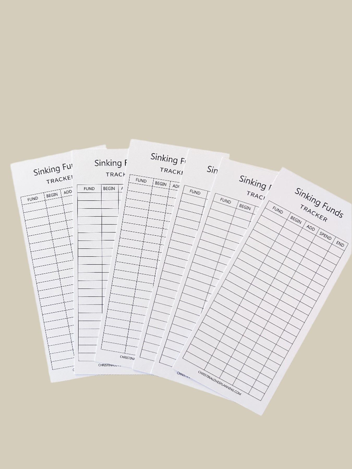Paid Insert Budget Inserts (refills) + Sinking Funds Inserts – Christina Loves Planning